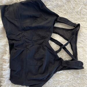 Born Primitive Milk and Muscle Black Strappy Sports Bra